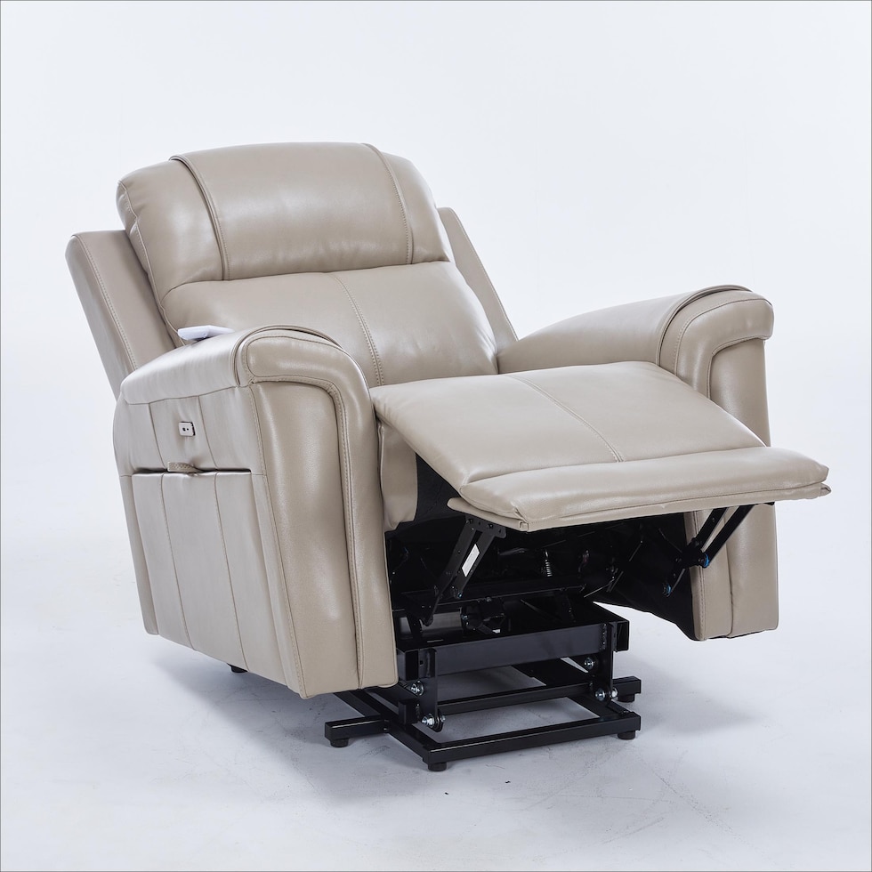 michail light brown lift chair   