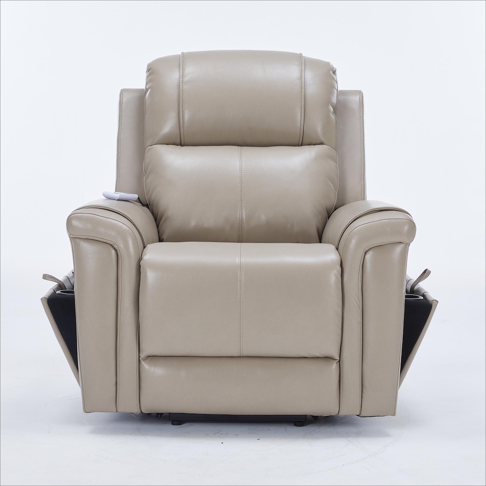michail light brown lift chair   