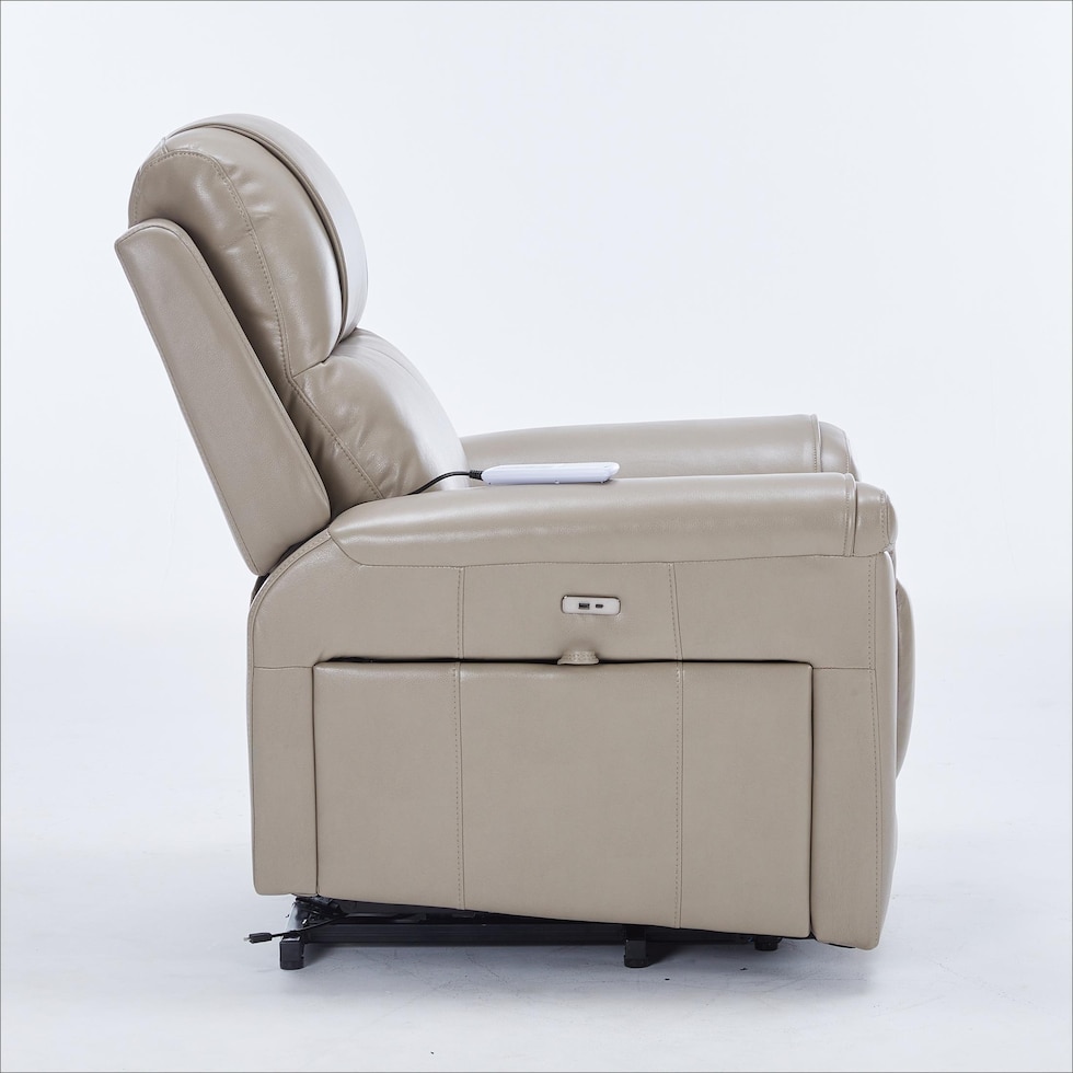 michail light brown lift chair   