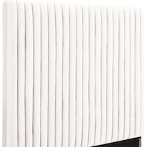 michel white queen bed   