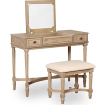 michelle gray vanity desk   