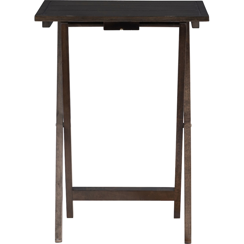 mickey dark brown tray table   