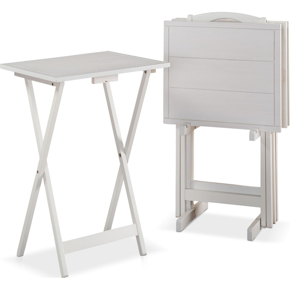 mickey white tray table   
