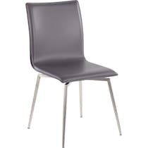 midas gray dining chair   