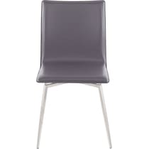 midas gray dining chair   