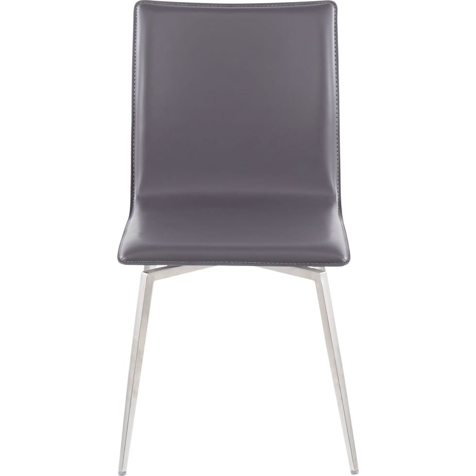 midas gray dining chair   