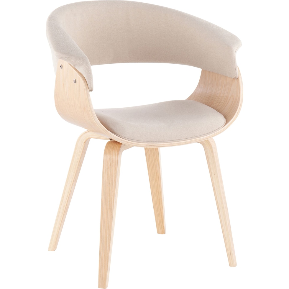 midge light brown dining chair   