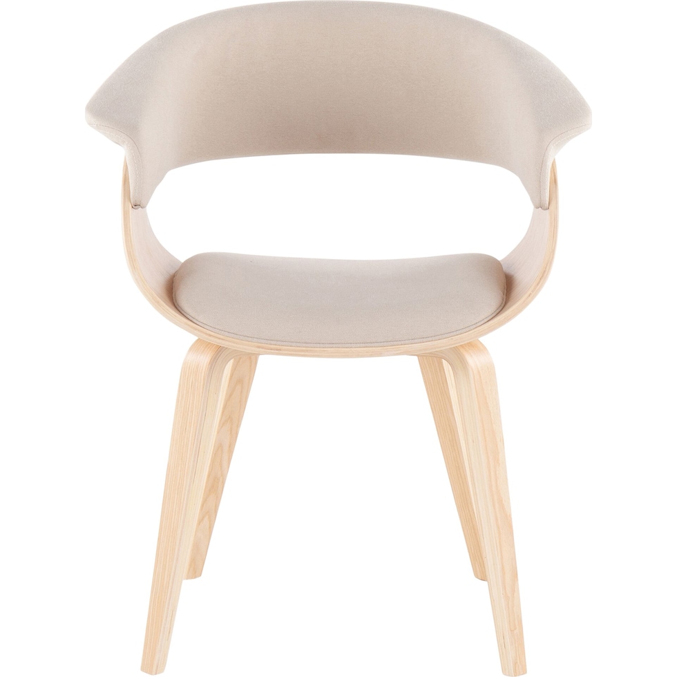 midge light brown dining chair   