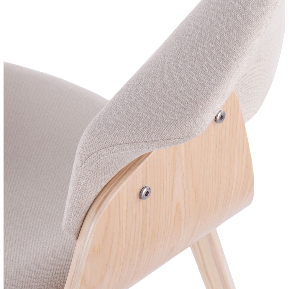 midge light brown dining chair   