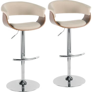Midge Set of 2 Adjustable Bar Stools