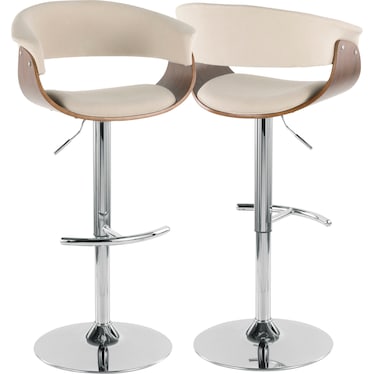 Midge Set of 2 Adjustable Bar Stools