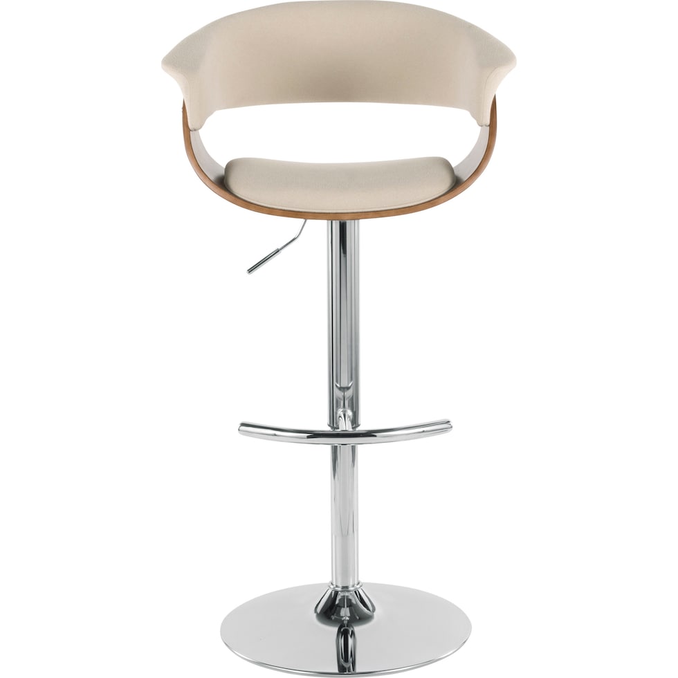 midge white bar stool   