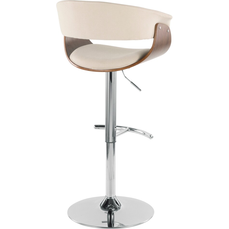 midge white bar stool   
