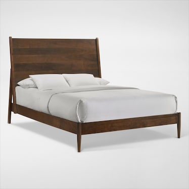 Midtown 5-Piece Panel Bedroom Set with Dresser and Mirror