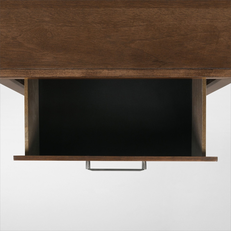 midtown bedroom light brown nightstand   