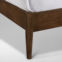 midtown bedroom light brown twin bed   