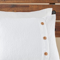 mikah white king california king bedding set   