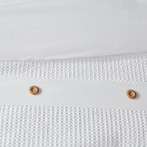 mikah white king california king bedding set   