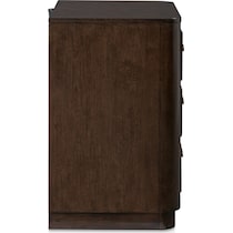 milan bedroom dark brown  pc king bedroom   