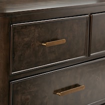 milan bedroom dark brown  pc king bedroom   