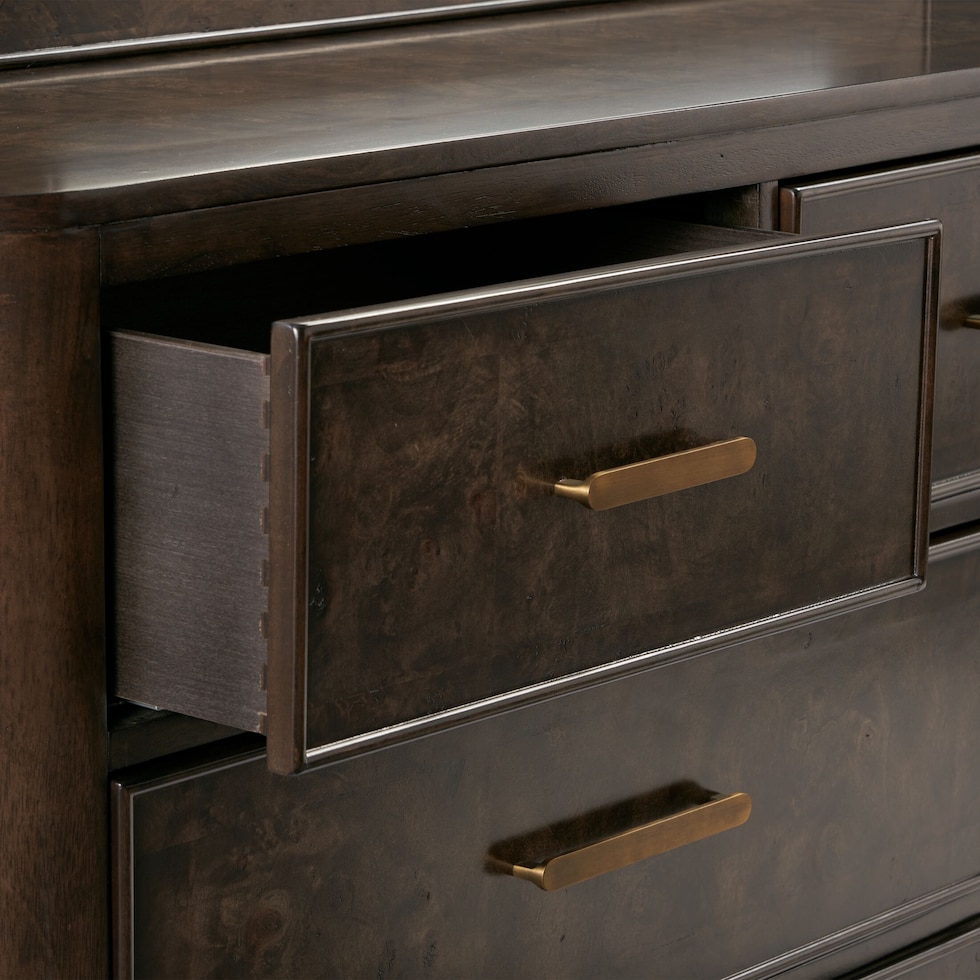 milan bedroom dark brown  pc king bedroom   