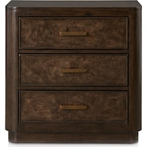 milan bedroom dark brown nightstand   