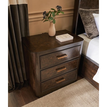 Milan 3-Drawer Nightstand with USB Charging