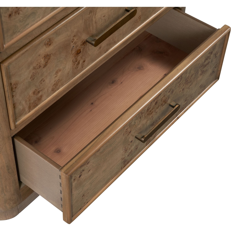 milan bedroom light brown nightstand   