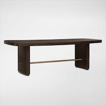 milan dining dark brown  pc dining room web   