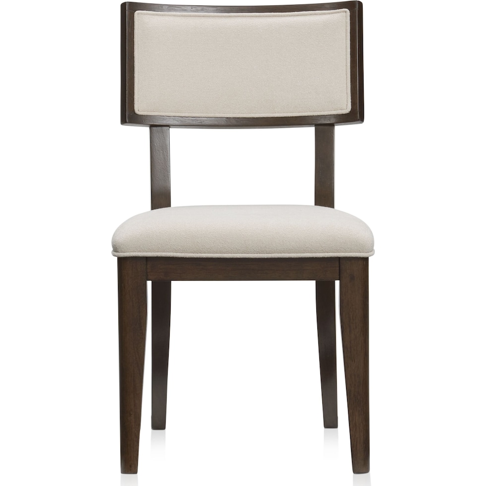 milan dining dark brown dining chair   