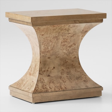 Milan Chairside Table - Blonde