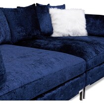 milan blue sofa   
