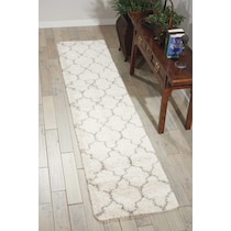 milano white area rug  x    