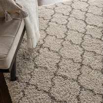 milano white area rug  x    