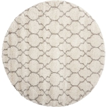 milano white rug   