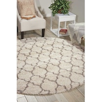 milano white rug   