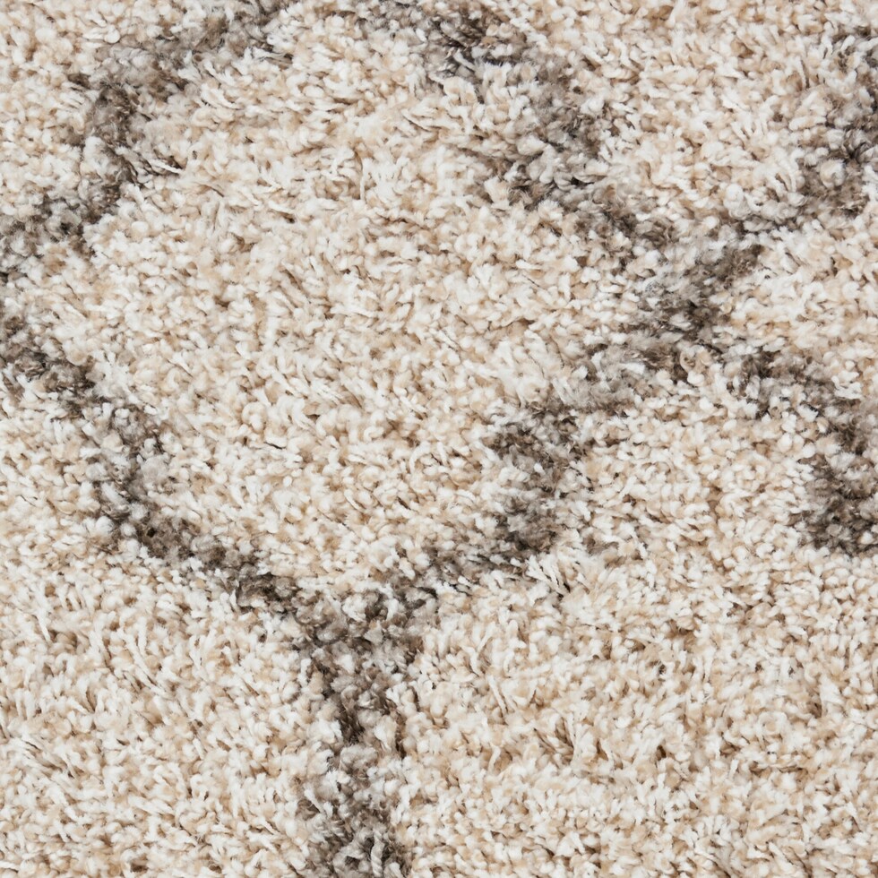 milano white rug   