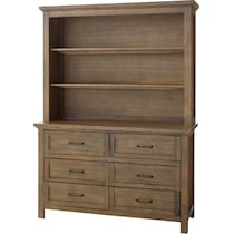 miley dark brown bookcase   