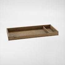 miley dark brown changing topper   