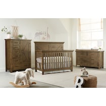 miley dark brown changing topper   