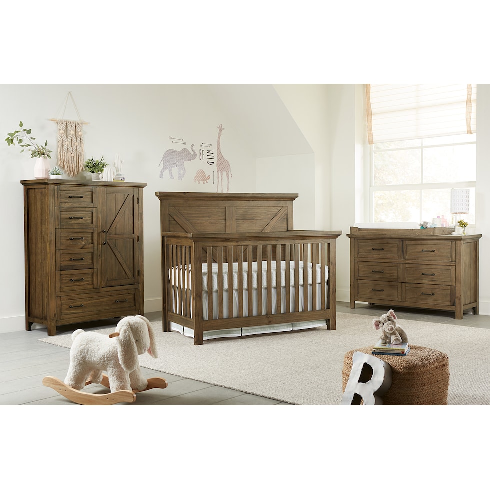 miley dark brown changing topper   