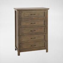 miley dark brown chest   