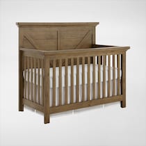 miley dark brown crib   