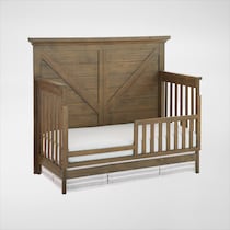 miley dark brown crib   