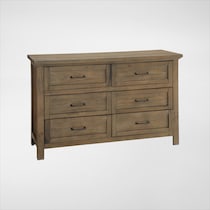 miley dark brown dresser   