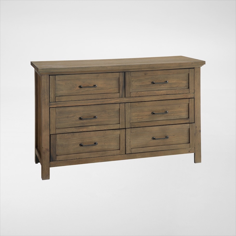 miley dark brown dresser   
