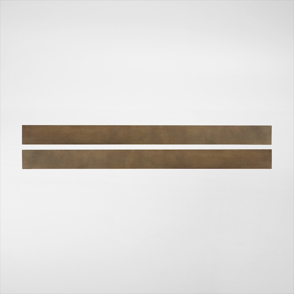 miley dark brown full bed rails   