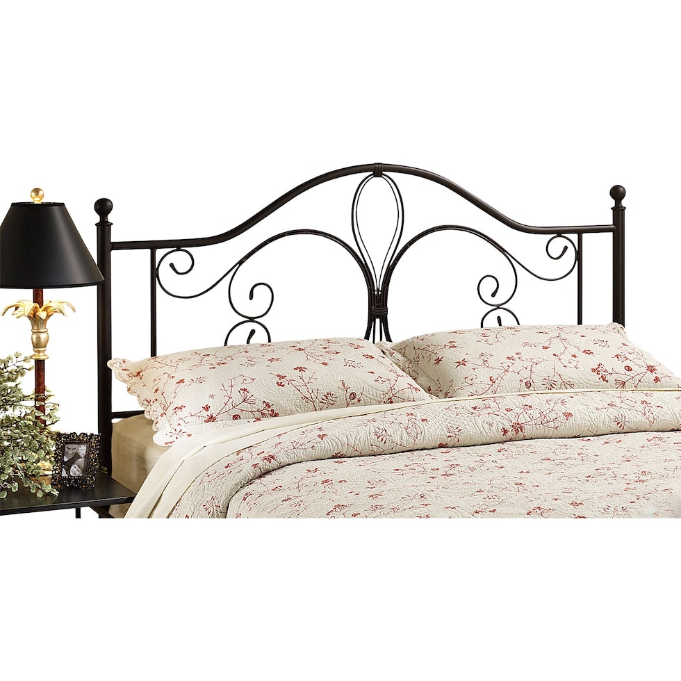 mill dark brown full queen headboard   