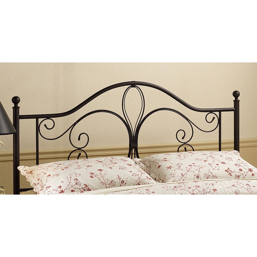 mill dark brown full queen headboard   