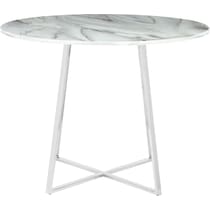 miller gray dining table   